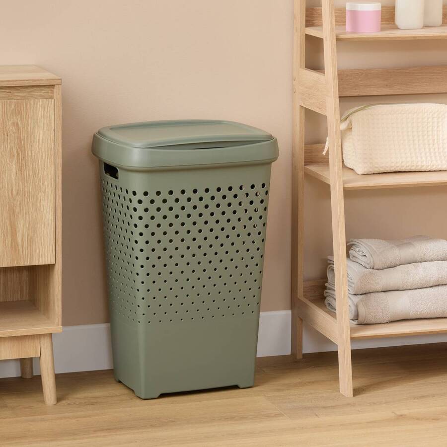 Corbeille à linge, 70l, laurier