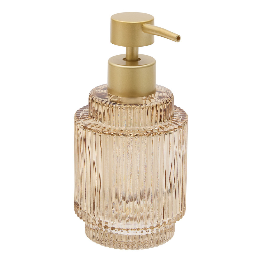 Kit distributeur et porte-savon, ambre Solis