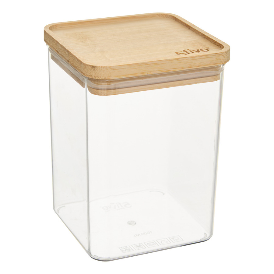 Set de 2 boîte de conservation avec couvercle en bambou, 1/2 l Eske bambou