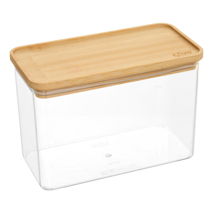Set de 2 boîte de conservation avec couvercle en bambou, 1/2 l Eske bambou