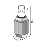 Kit distributeur et porte-savon, ambre Solis