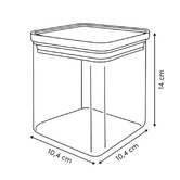 Set de 2 boîte de conservation avec couvercle en bambou, 1/2 l Eske bambou