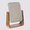 Miroir 16x22 cm bambou, blanc