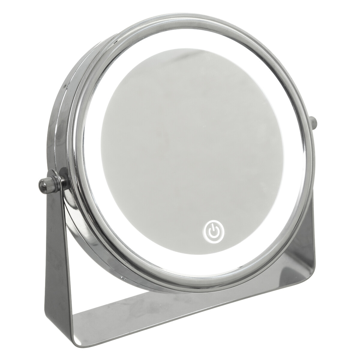 Miroir rond et rotatif à led 19 cm