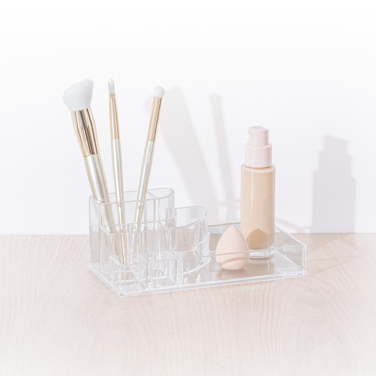 Organiseur maquillage, transparent