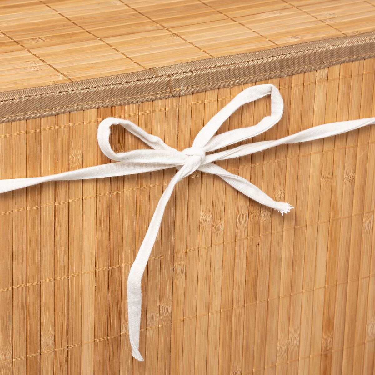 Panier à linge 60l - bambou