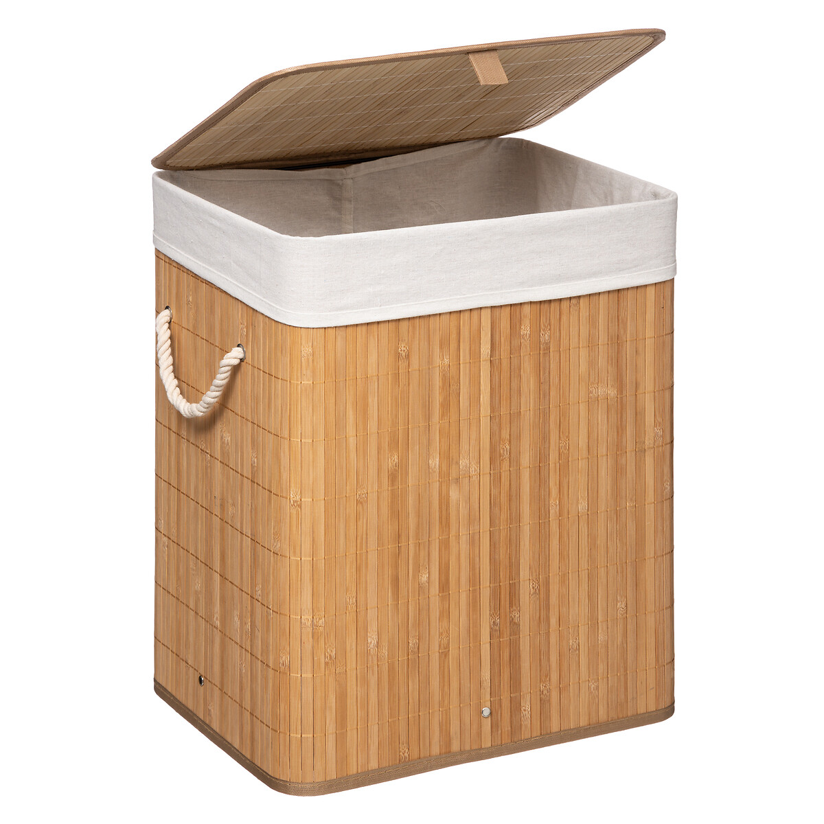 Panier à linge 60l - bambou