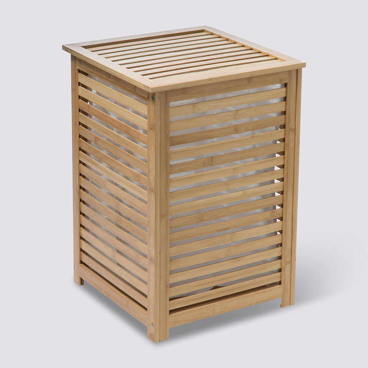 Panier à linge 65l, bambou