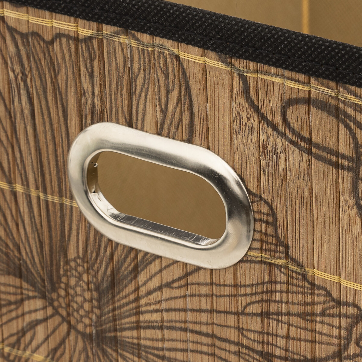 Panier 31x31cm, latte bambou