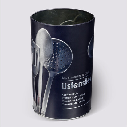 pot-a-ustensiles-metal-noir