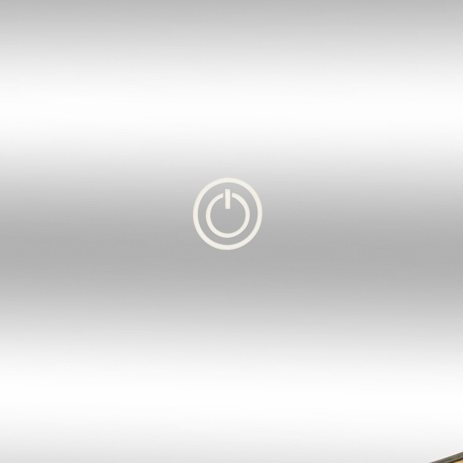 Miroir rond à led 57cm Bambou