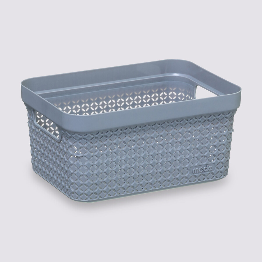 Panier en plastique 17l, gris Scandi