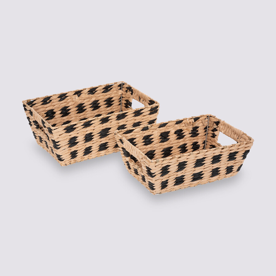 2 paniers de rangement Terre inconnue