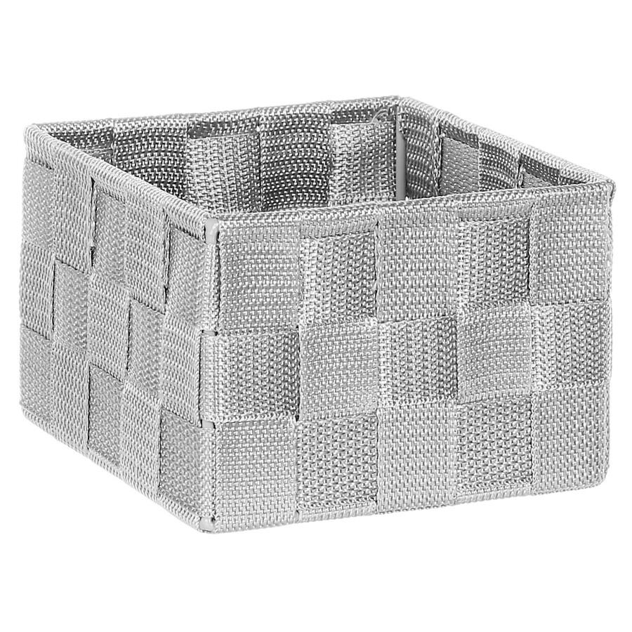 4 paniers biseauté, gris Lise