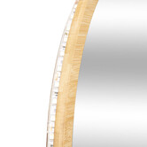 Miroir rond à led 57cm Bambou
