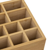 Organiseur miroir 10 compartiments Bambou