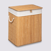 Panier à linge 60l - bambou