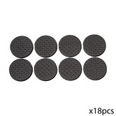 Lot de 50 patins de protection, noir 