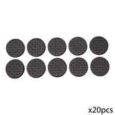 Lot de 50 patins de protection, noir 