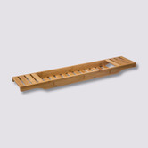 Décoration Bain Naturel Plateau Baignoire Bambou 5five - 70x15cm - Naturel Et Pratique Plateau Bain 70x15cm