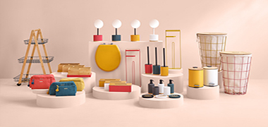 Organiseur Salle De Bain Bambou 4 Compartiments - 22.4x7.1x9.8cm - Rangement Maquillage Et Accessoires